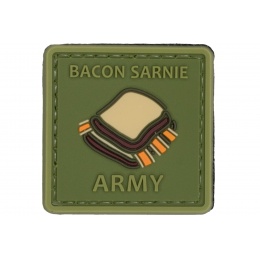 Bacon Sarnie Army PVC Patch (Color: OD Green)