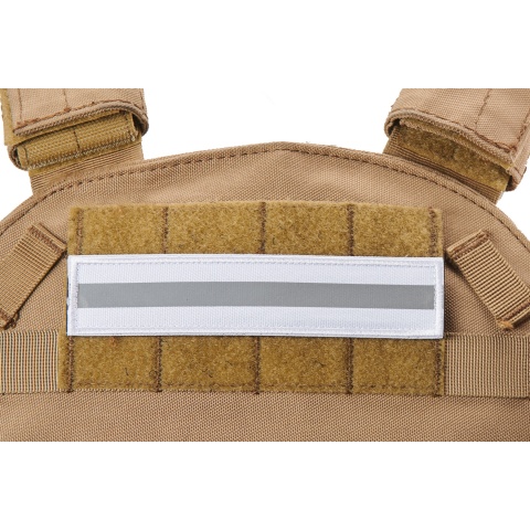 Long Long Reflective Morale Patch (Color: Silver)