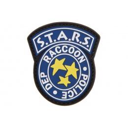 STARS Racoon Police Dep PVC Patch (Color: Blue)