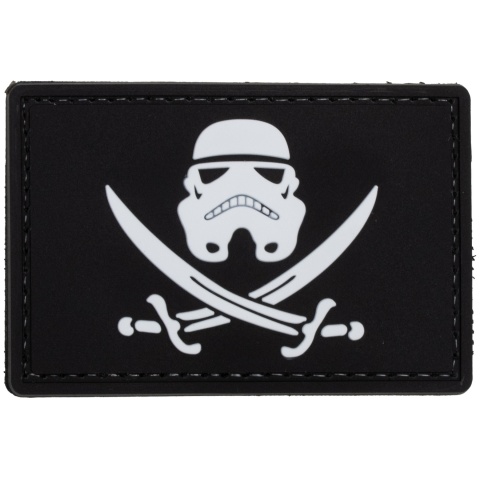 Star Wars Stormtrooper with Swords PVC Patch (Color: Black)
