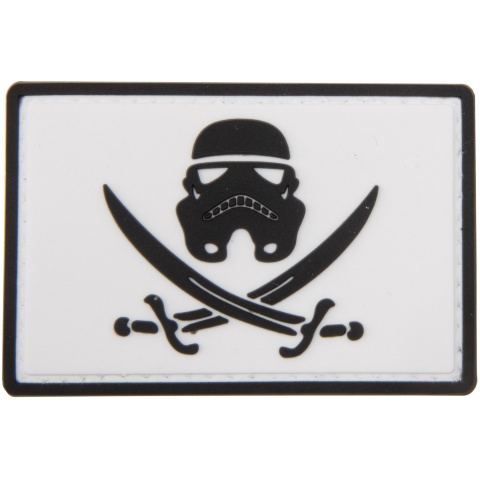 Star Wars Stormtrooper with Swords PVC Patch (Color: White)