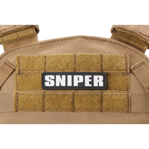 Sniper PVC Morale Patch (Color: White)
