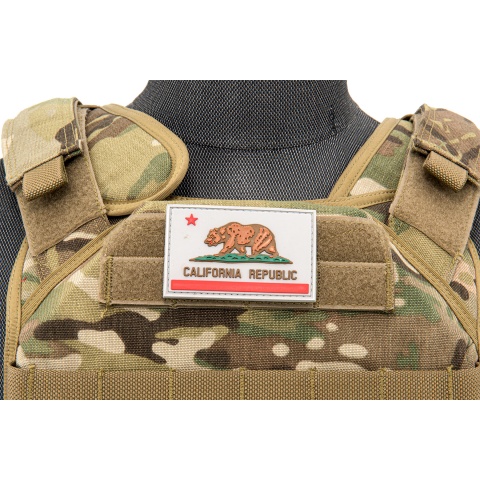 California Republic Flag PVC Patch