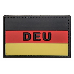 German Flag with DEU PVC Patch