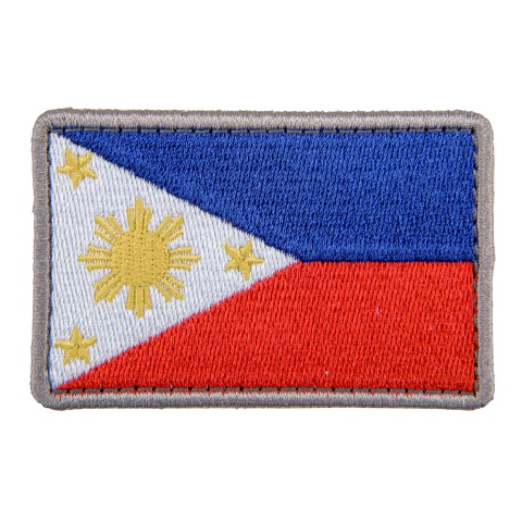 Embroidered Philippines Flag Patch