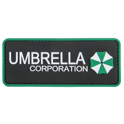 Resident Evil Umbrella Corporation PVC Patch (Color: Black and Green)
