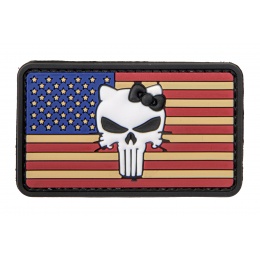 US Flag with Tactical Kitty PVC Patch