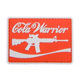 Cola Warrior PVC Patch (Color: Red)