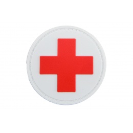 Round Cross Medical PVC Patch (White Version)