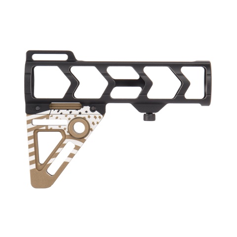 Ranger Armory Aluminum Patriot Stock (Gold/Black) 