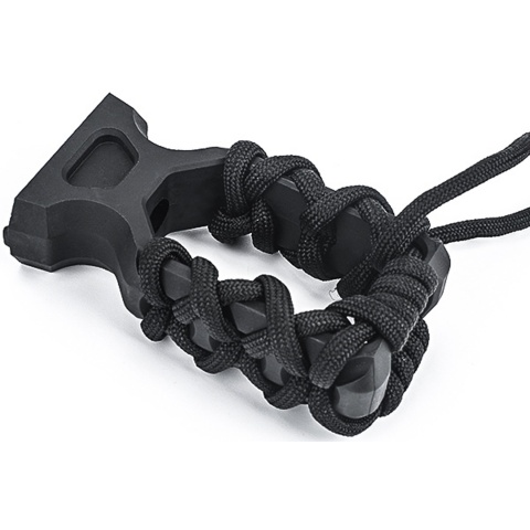 Ranger Armory Paracord Vertical Grip for KeyMod and M-LOK (Color: Black)