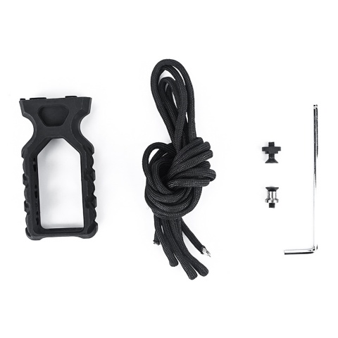 Ranger Armory Paracord Vertical Grip for KeyMod and M-LOK (Color: Black)