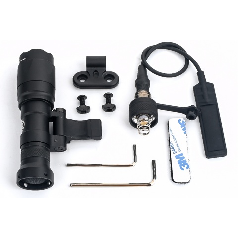 Ranger Armory M-LOK 540 Lumens Tactical Scout Flashlight with Pressure Switch (Color: Black)