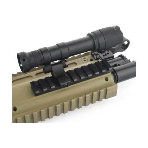 Ranger Armory M-LOK 500 Lumens Tactical Flashlight with Pressure Switch (Color: Black)