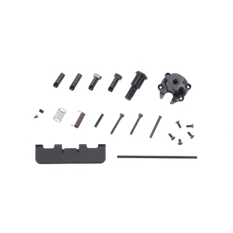 Retro Arms CNC Aluminum AR15 Skeletonized Type C Receiver (Color: Black)