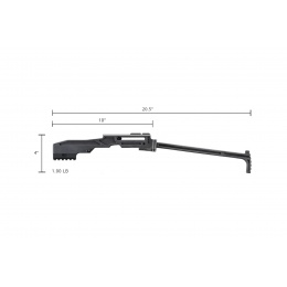 Archwick / Zion Arms PCC Conversion Kit for TM Hi-Capa 5.1 & 4.3 Gas Blowback Airsoft Pistols (Color: Black)