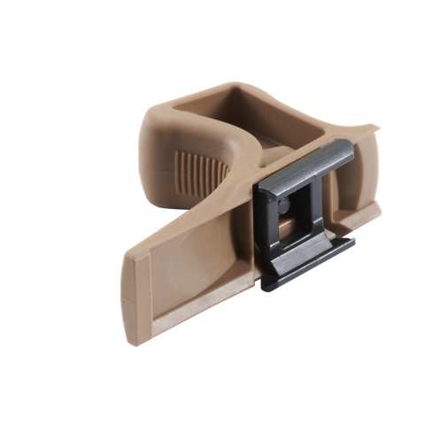 Sentinel Gears Low Profile Angled Grip for Picatinny Rails (Color: Tan)