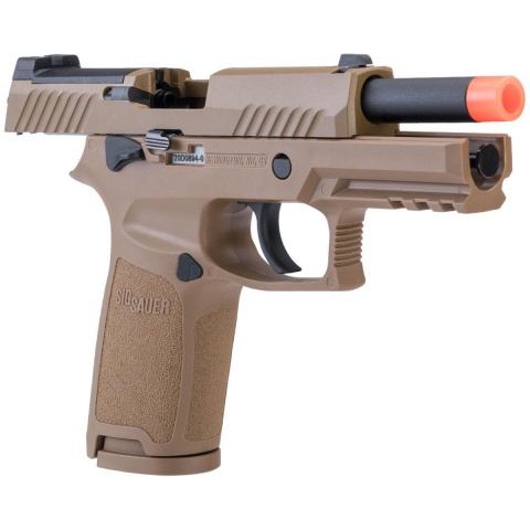 Sig Sauer ProForce P320 M18 MHS Airsoft Gas Blowback Pistol (Color: Tan)