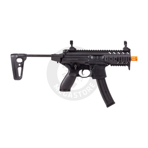 Sig Sauer MPX and P226 Airsoft Spring Powered PDW/Pistol Combo Kit (Black)