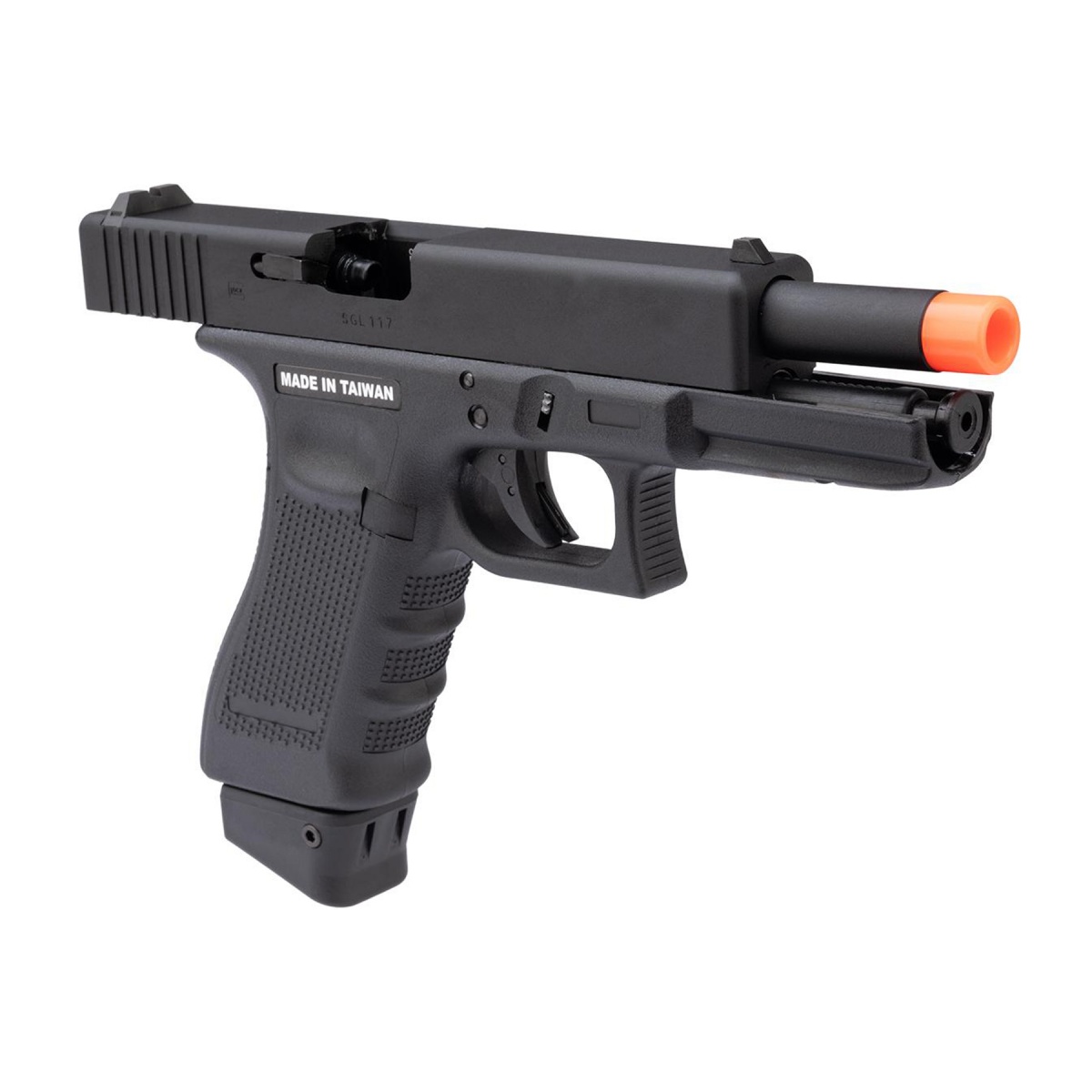 Spartan / Cybergun Licensed GLOCK 17 Gen 4 CO2 Gas Blowback Airsoft Pistol  - LE / Military ONLY (Package: Gun Only), Airsoft Guns, Gas Airsoft Pistols  -  Airsoft Superstore