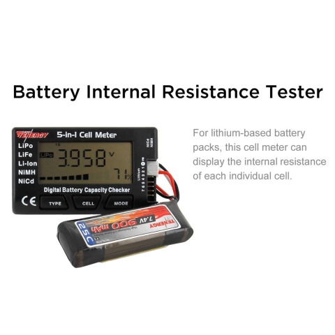 Tenergy 5-in-1 Intelligent Digital Cell Meter