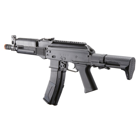 LCT 9mm PP-19 PDW AK Airsoft AEG Rifle w/ Polymer Handguard (Black)