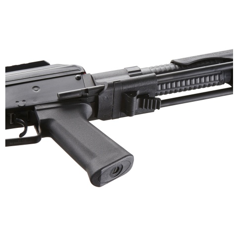 LCT 9mm PP-19 PDW AK Airsoft Electric Blowback Rifle w/ Polymer Handguard (Black)