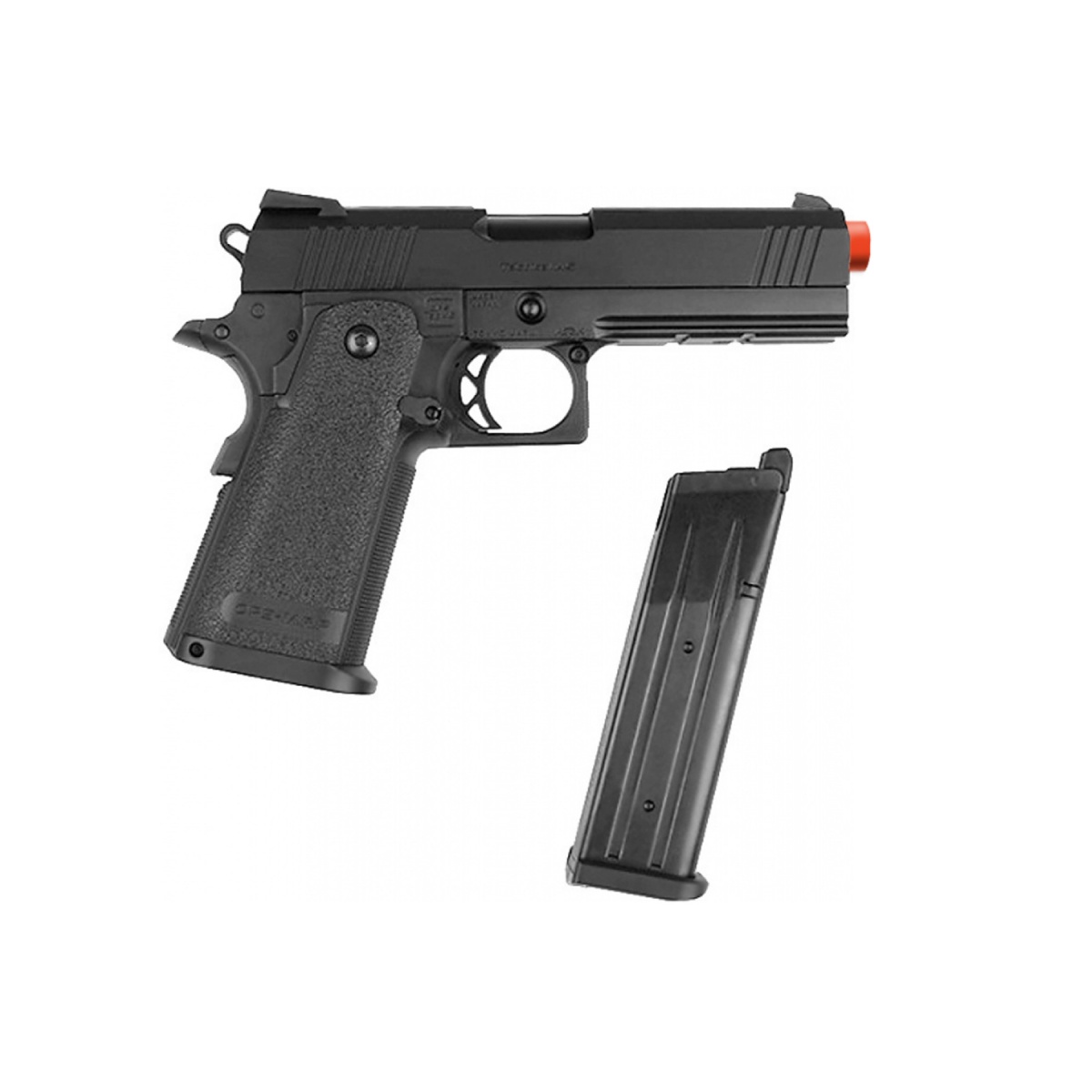 Tokyo Marui 4.3 Tactical Custom Hi-Capa GBB Airsoft Pistol - BLACK