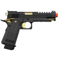 Tokyo Marui Hi-Capa 5.1 Gold Match Custom Gas Blowback Airsoft Pistol - BLACK/GOLD
