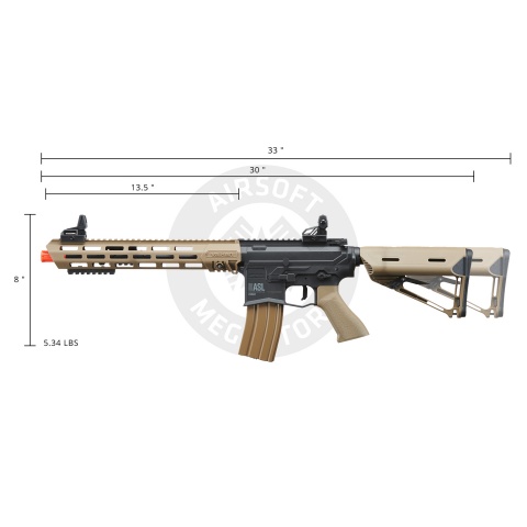 Valken ASL Tango Series AEG Airsoft Gun (Black & Tan)
