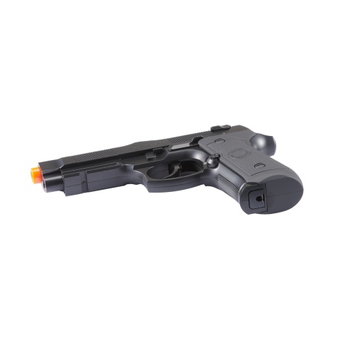 WinGun 302 Non Blowback M9 Airsoft Co2 Gas Blowback Airsoft Pistol (Color: Black)
