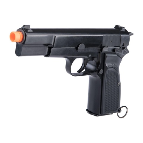 WE Tech Hi-Power Browning MK3 Gas Blowback Airsoft Pistol (Color: Black)