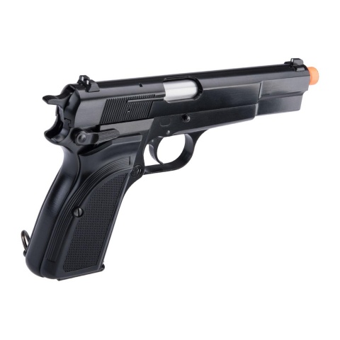 WE Tech Hi-Power Browning MK3 Gas Blowback Airsoft Pistol (Color: Black)