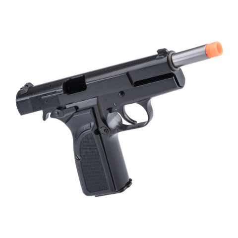 WE Tech Hi-Power Browning MK3 Gas Blowback Airsoft Pistol (Color: Black)