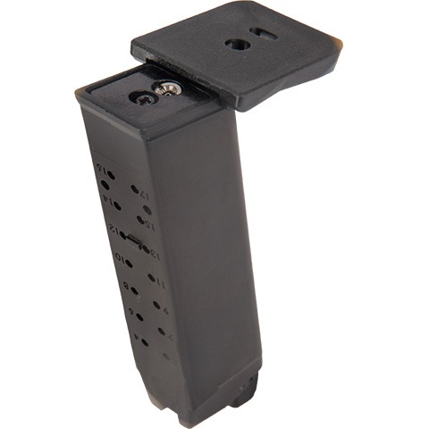 WE Tech GP1799 T1 Gas Blowback Airsoft Pistol - BLACK / SILVER BARREL