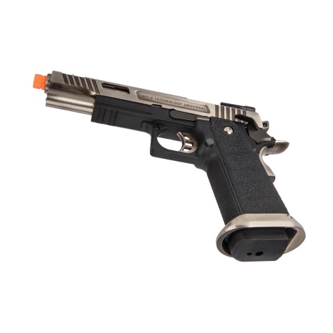 WE-Tech Hi-Capa 5.1 T-Rex Full Auto Gas Blowback Competition Pistol (Silver)