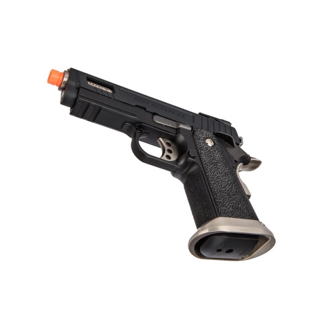 WE-Tech Hi-Capa 3.8 Velociraptor Full Auto Gas Blowback Pistol (Black)