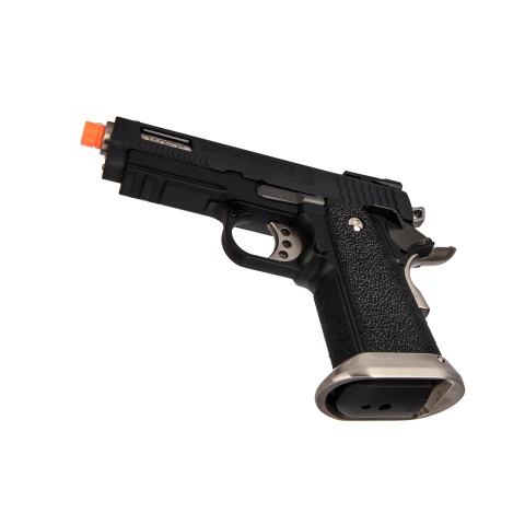 WE-Tech Hi-Capa 3.8 Brontosaurus Full Auto Gas Blowback Pistol (Black)