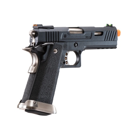 WE-Tech Hi-Capa 4.3 Allosaurus Gas Blowback Pistol (Color: Black)