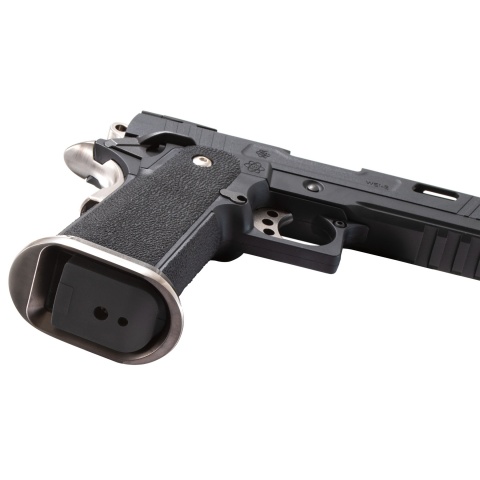 WE-Tech Hi-Capa 4.3 Allosaurus Gas Blowback Pistol (Color: Black)
