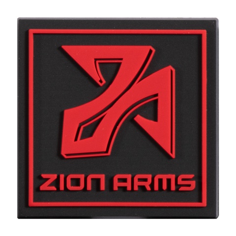 Zion Arms Logo PVC Patch (Color: Red / Black)