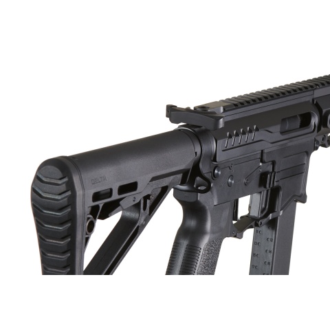 Zion Arms R&D Precision Licensed PW9 Mod 1 Airsoft Rifle with Delta Stock (Color: Black)