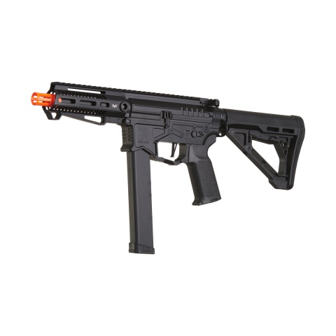 Zion Arms R&D Precision Licensed PW9 Mod 1 Airsoft Rifle with Delta Stock (Color: Black)