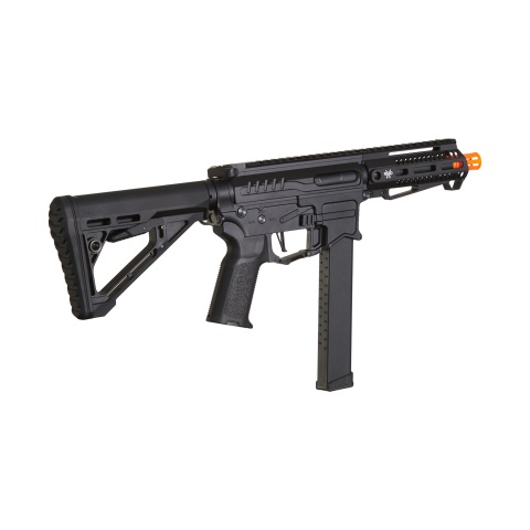 Zion Arms R&D Precision Licensed PW9 Mod 1 Airsoft Rifle with Delta Stock (Color: Black)