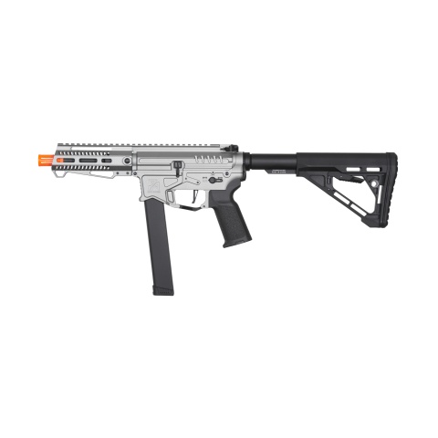 Zion Arms R&D Precision Licensed PW9 Mod 1 Airsoft Rifle with Delta Stock (Color: Grey)