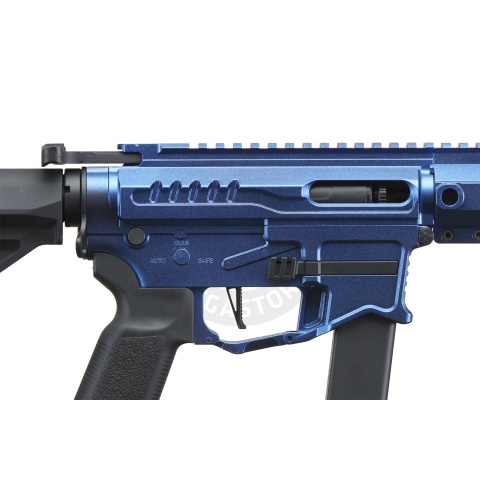 Zion Arms R&D Precision Licensed PW9 Mod 1 Airsoft Rifle with Delta Stock (Cerakote Color: Cobalt Blue)