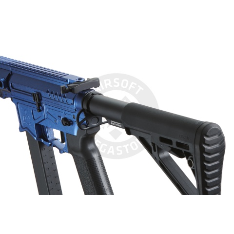 Zion Arms R&D Precision Licensed PW9 Mod 1 Airsoft Rifle with Delta Stock (Cerakote Color: Cobalt Blue)