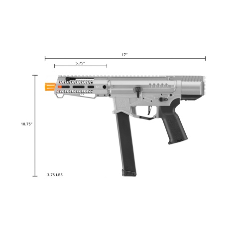 Zion Arms R&D Precision Licensed PW9 Mod 0 Airsoft Rifle (Color: Gray)