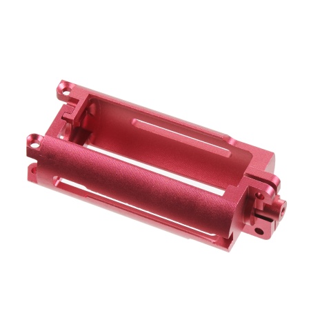 Lancer Tactical CNC Aluminum Motor Housing For V3 Gearboxes (Color: Red)