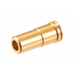 Lancer Tactical 19.7mm CNC Machined Aluminum Air Nozzle for Airsoft AEGs (Color: Gold)